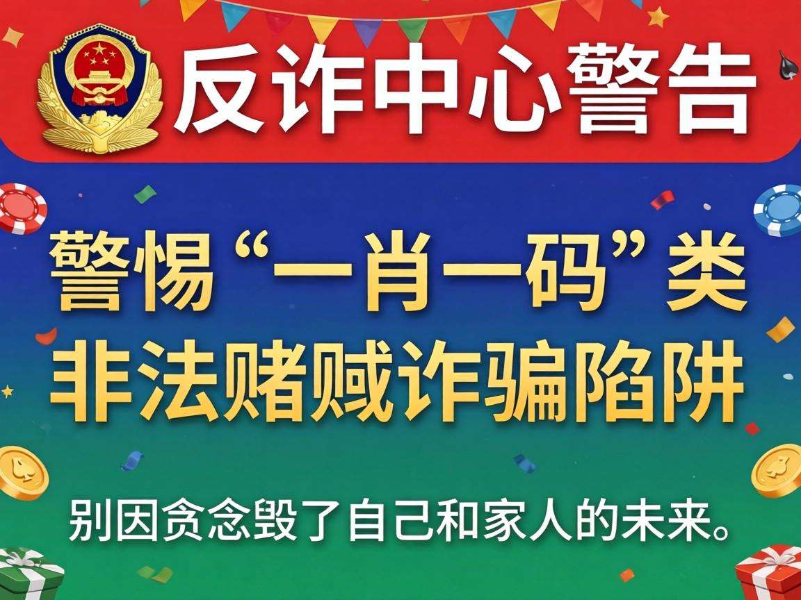 公安部反诈中心提醒：警惕“一肖一码”类非法赌博诈骗陷阱