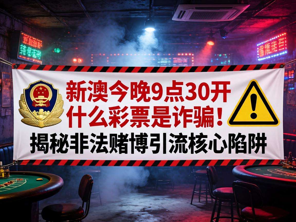 新澳今晚9点30分开什么彩票是诈骗!揭秘非法赌博引流核心陷阱