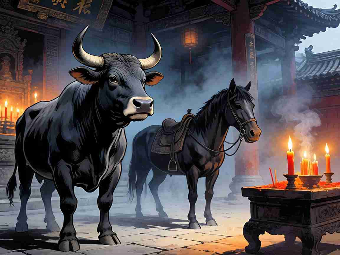 大三巴牛头马面资料大全免费版：梦中古刹遇神佛，预示人生转机？