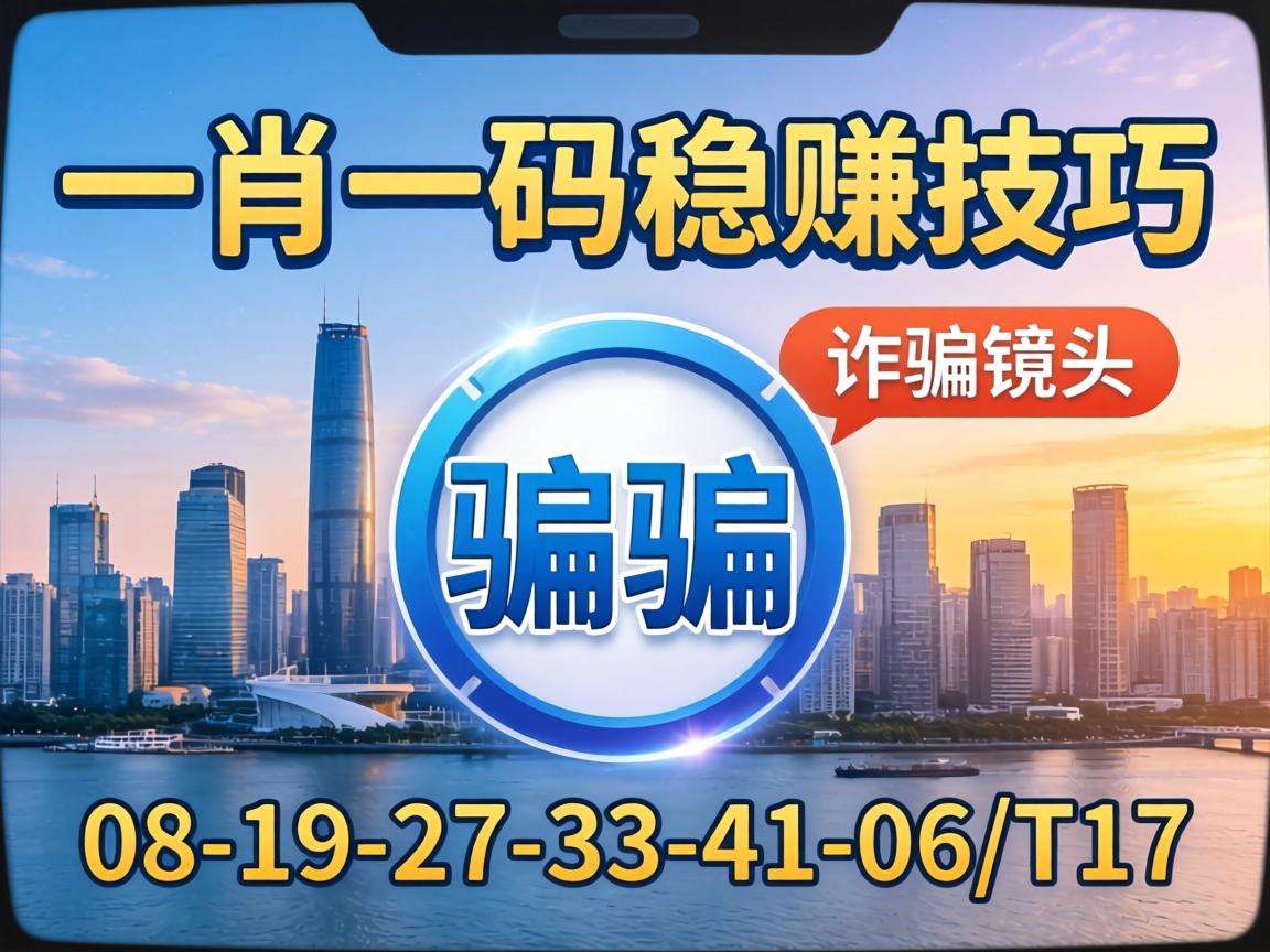 风险警示：别信“澳门一肖一码稳赚技巧”骗局，08-19-27-33-41-06:T17是诈骗