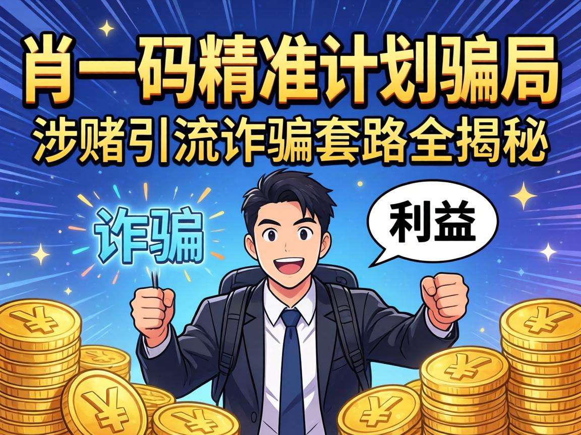 警惕澳门一肖一码精准计划骗局，涉赌引流诈骗套路全揭秘