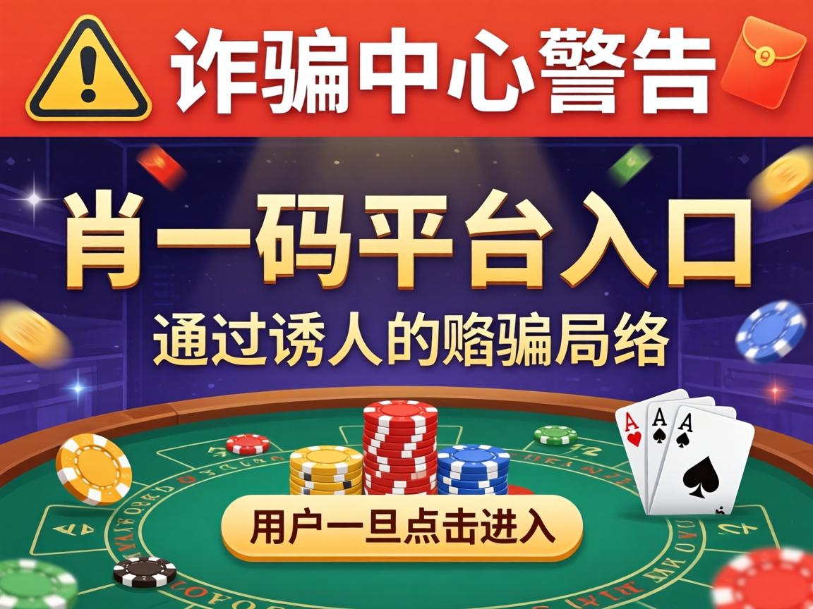 公安部反诈中心预警：一肖一码平台入口是涉赌诈骗陷阱
