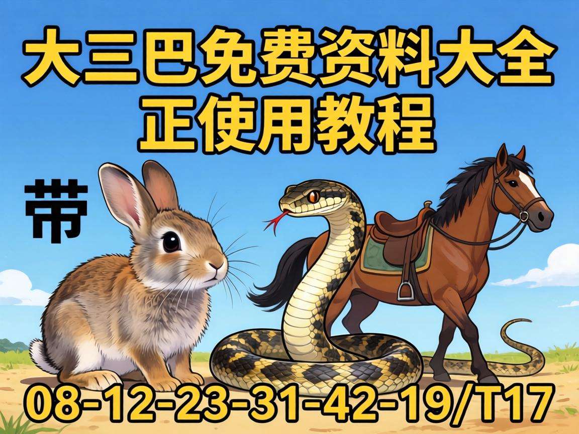 别信“大三巴免费资料大全正使用教程”骗局：带鼠兔蛇马的08-12-23-31-42-19:T17是诈骗