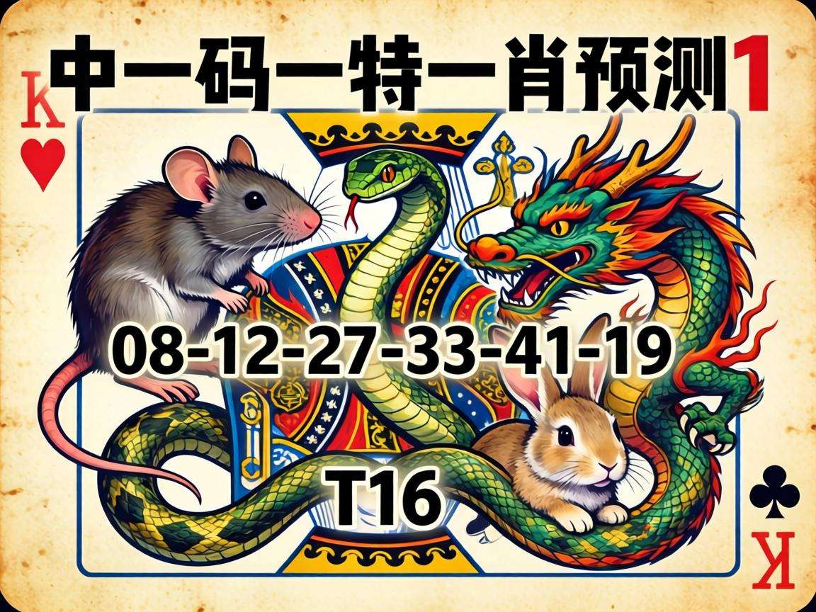 别信“一中一码一特一肖预测1”骗局 警惕鼠兔龙蛇08-12-27-33-41-19:T16赌博诈骗