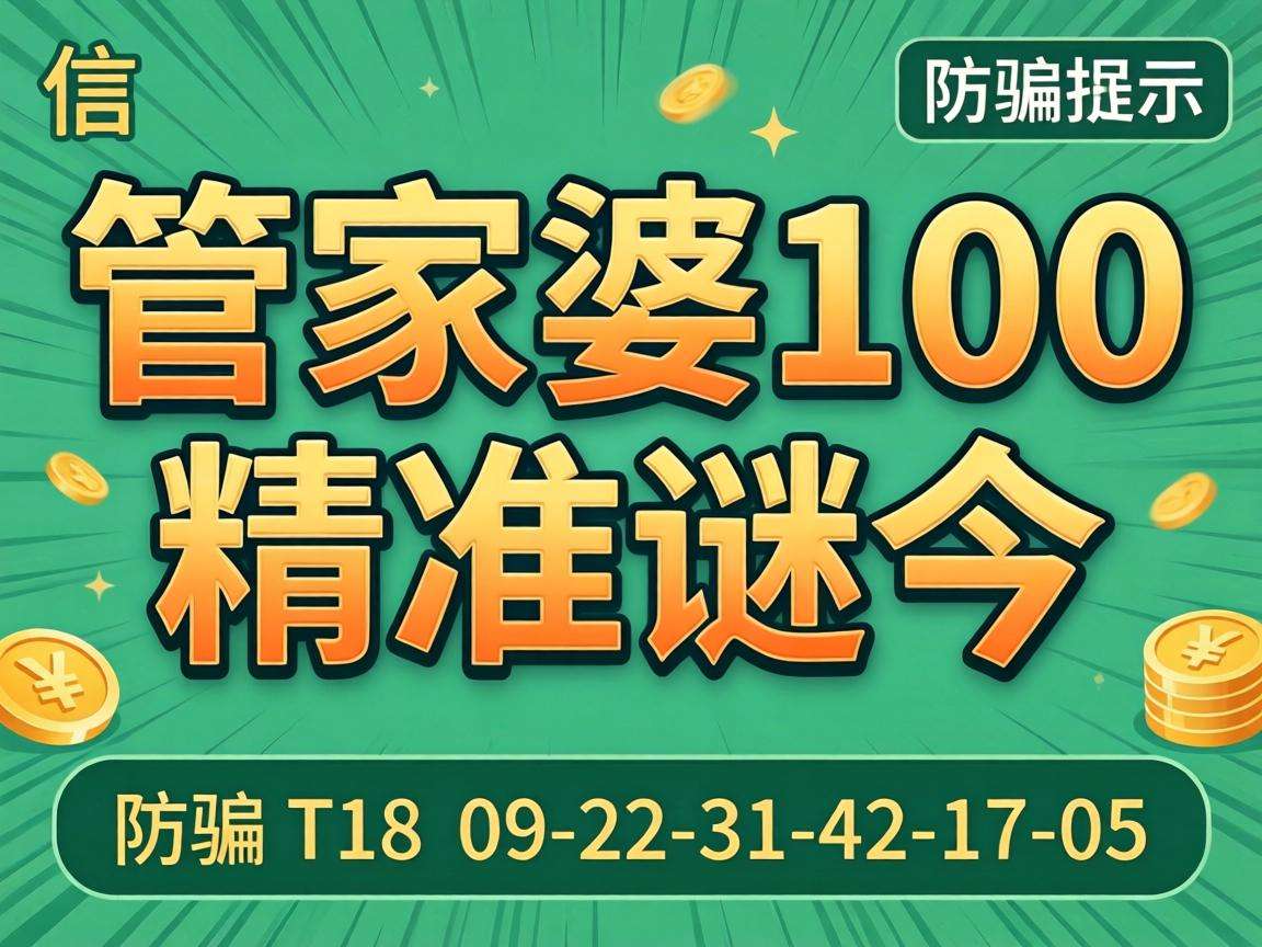风险警示:别信“澳门管家婆100精准香港谜今”骗局 附09-22-31-42-17-05:T18防骗提示
