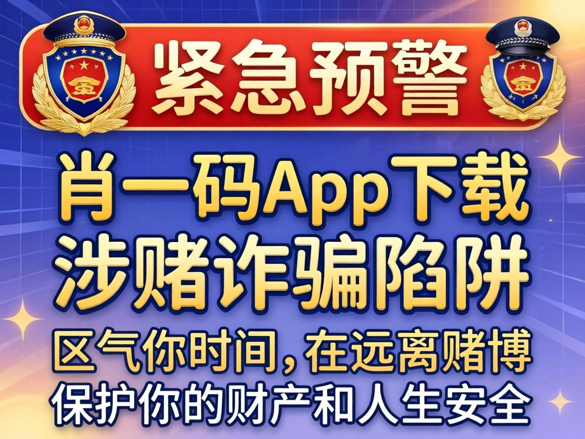 警方紧急预警:一肖一码app下载是涉赌诈骗陷阱