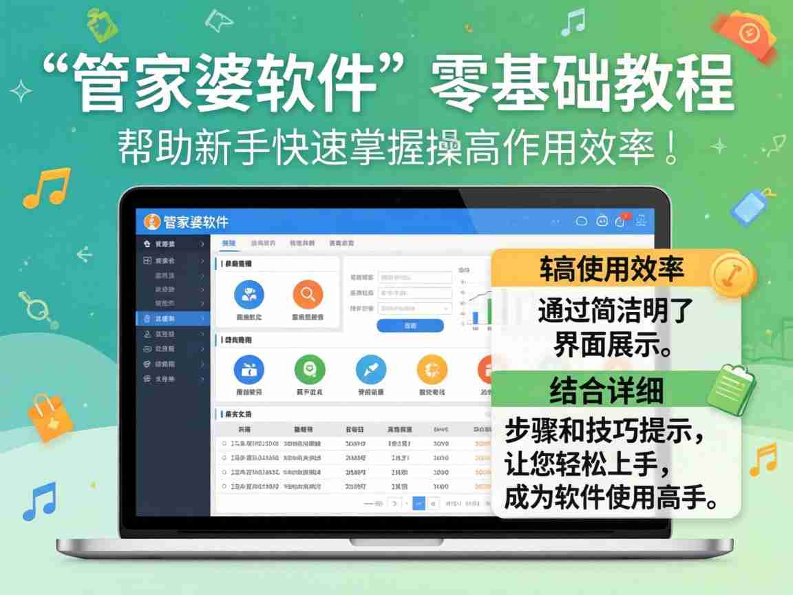 管家婆软件怎么用更顺手 零基础新手实操教程+10个高效使用技巧