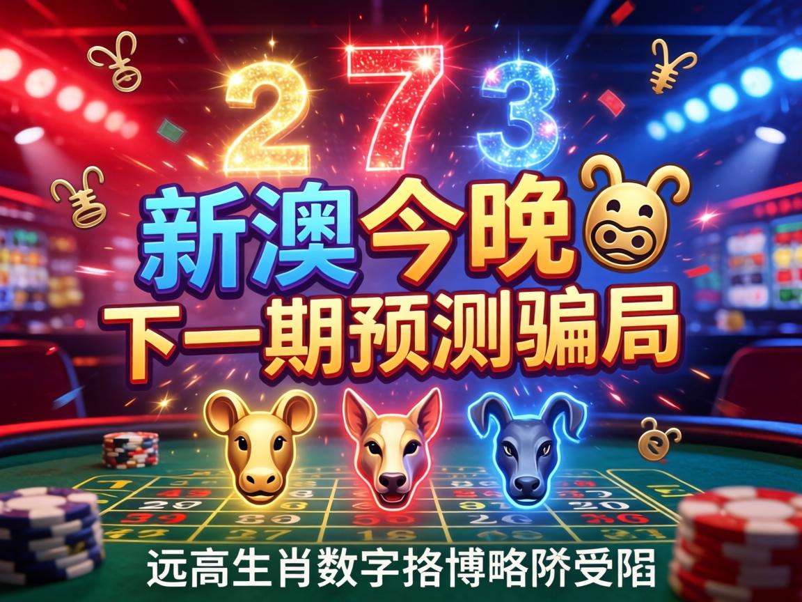 风险警示:别信“新澳今晚下一期预测”骗局 远离生肖数字赌博陷阱