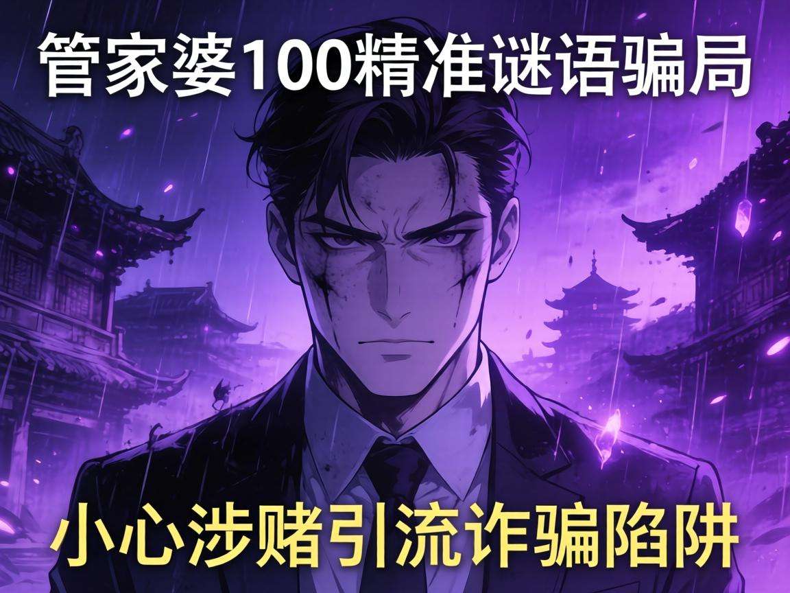 警惕澳门管家婆100精准谜语骗局，小心涉赌引流诈骗陷阱