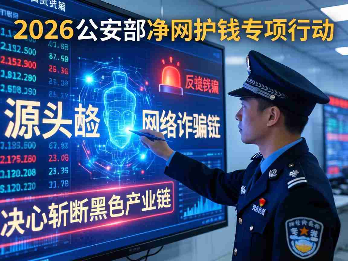 2026年公安部净网护钱专项行动反诈警示